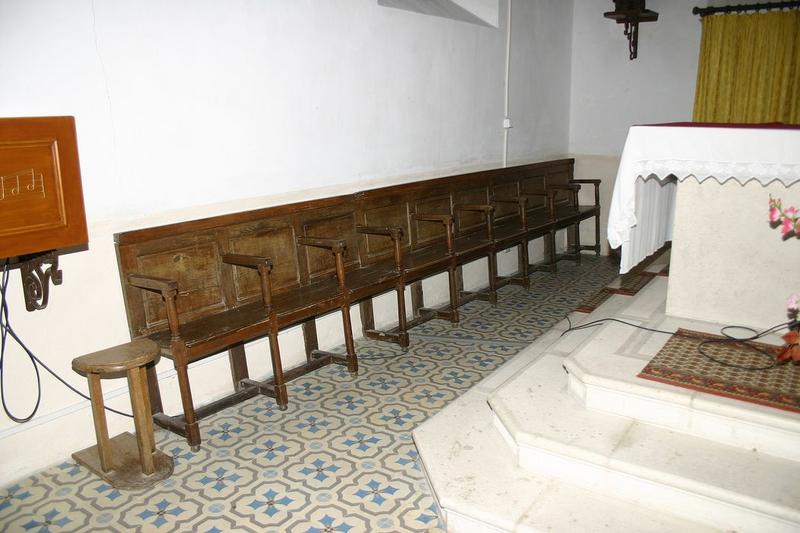 banc de choeur, vue générale