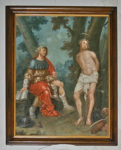 tableau : Saint Sébastien et saint Roch, vue générale