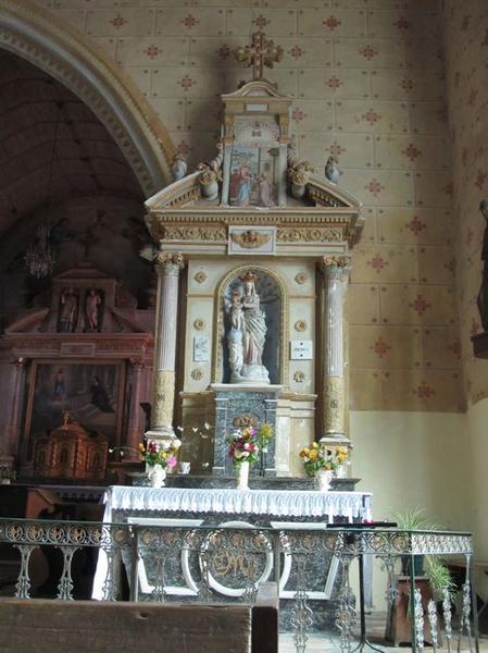 retable latéral sud, vue générale