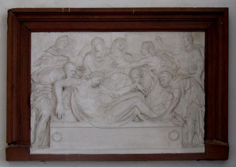 bas-relief : Mise au tombeau, vue générale