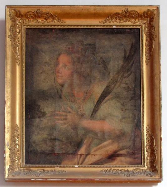 tableau : Sainte martyre non identifiée, vue générale