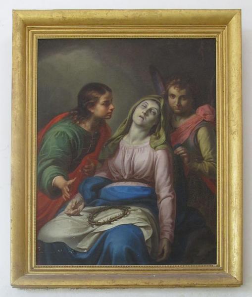 tableau : Vierge de douleur, vue générale - © Ministère de la Culture (France), Conservation des antiquités et des objets d'art du Loir-et-Cher, tous droits réservés 