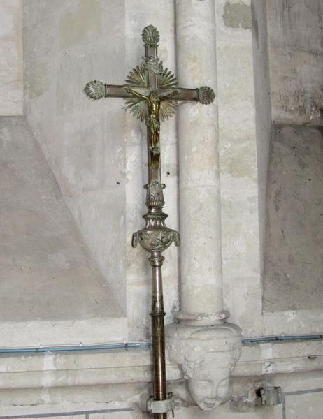 croix de procession, vue générale - © Ministère de la Culture (France), Conservation des antiquités et des objets d'art du Loir-et-Cher, tous droits réservés 