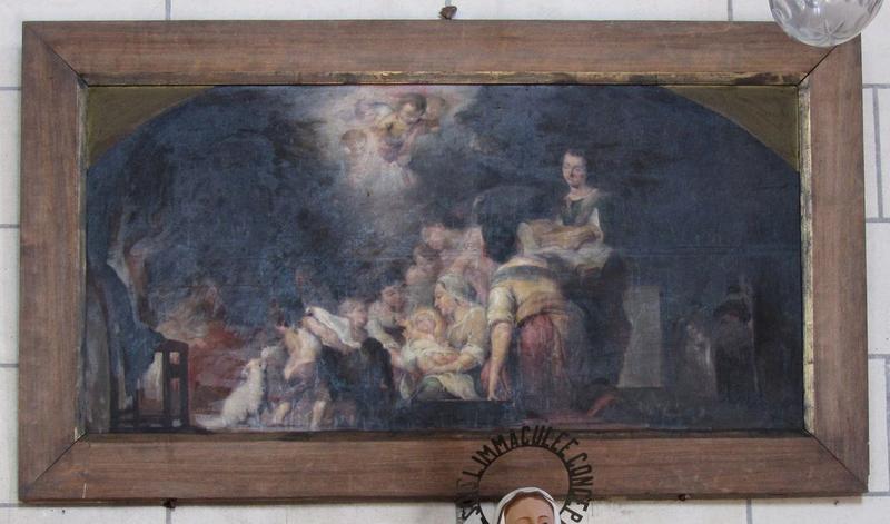 tableau : Naissance de la Vierge, vue générale - © Ministère de la Culture (France), Conservation des antiquités et des objets d'art du Loir-et-Cher – Tous droits réservés 