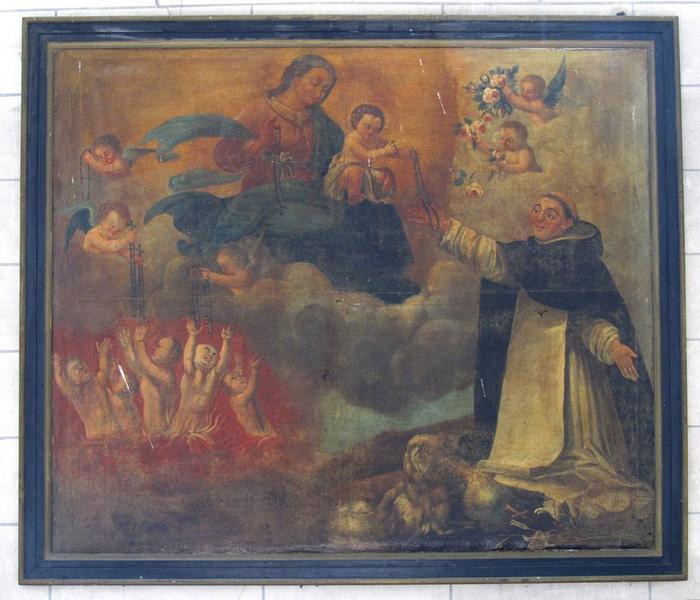 tableau : L'Institution du Rosaire, vue générale - © Ministère de la Culture (France), Conservation des antiquités et des objets d'art du Loir-et-Cher, tous droits réservés 