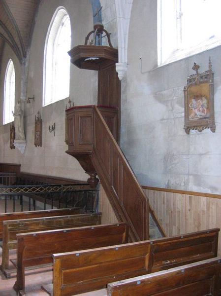 chaire à prêcher, vue générale - © Ministère de la Culture (France), Conservation des antiquités et des objets d'art du Loir-et-Cher, tous droits réservés 
