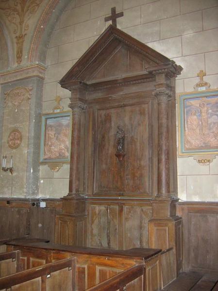 banc d'uvre, vue générale - © Ministère de la Culture (France), Conservation des antiquités et des objets d'art du Loir-et-Cher, tous droits réservés