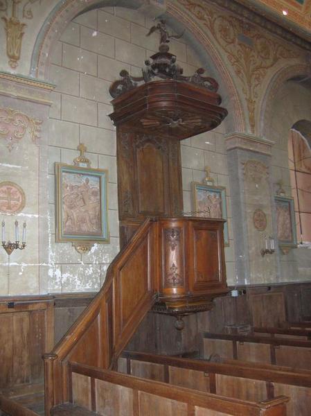 chaire à prêcher, vue générale - © Ministère de la Culture (France), Conservation des antiquités et des objets d'art du Loir-et-Cher, tous droits réservés