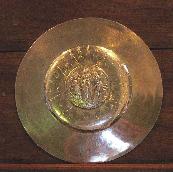 patène, vue générale - © Ministère de la Culture (France), Conservation des antiquités et des objets d'art du Loir-et-Cher, tous droits réservés