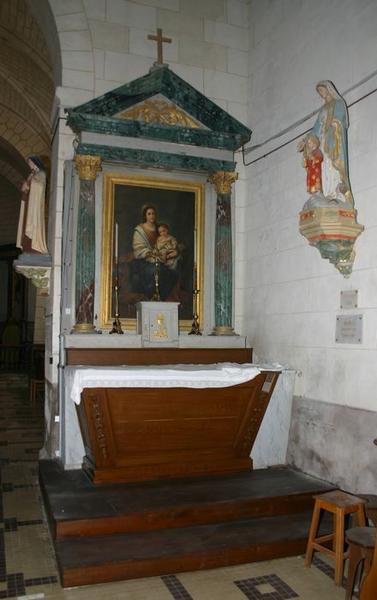 retable latéral sud, vue générale