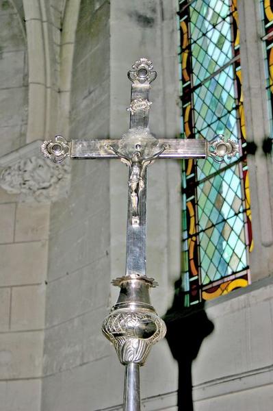 croix de procession, vue général, vue générale - © Ministère de la Culture (France), Conservation des antiquités et des objets d'art du Loir-et-Cher, tous droits réservés 