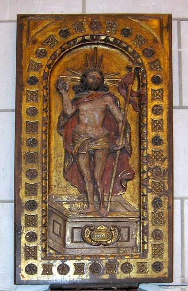 bas-relief : Résurrection du Christ, vue générale