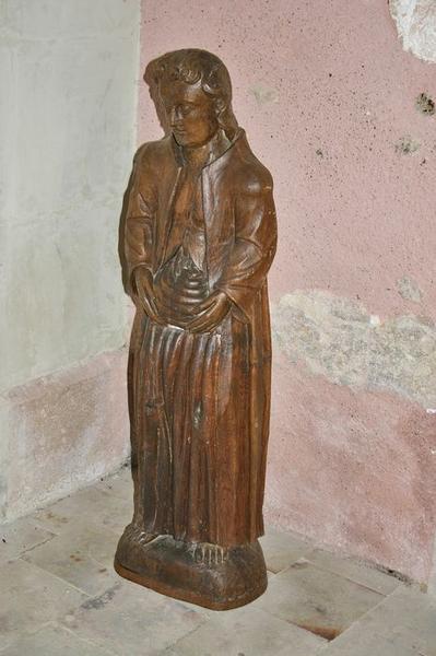 statue : saint Mammès, vue générale - © Ministère de la Culture (France), Conservation des antiquités et des objets d'art du Loir-et-Cher, tous droits réservés 