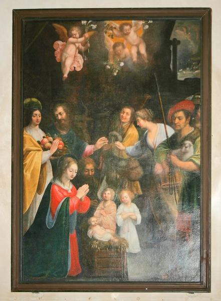 Tableau : Adoration des Bergers