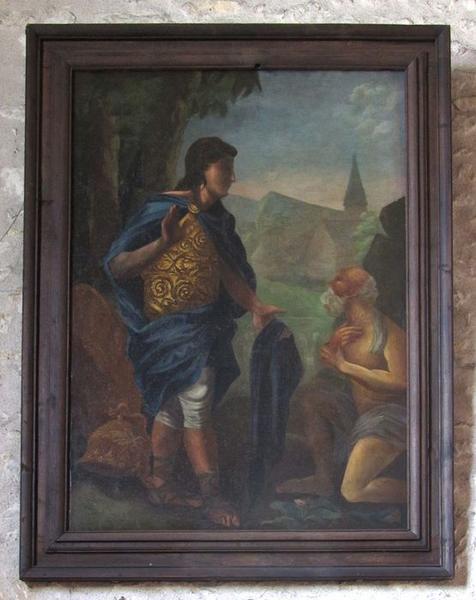 tableau, cadre : Charité de saint Martin, vue générale - © Ministère de la Culture (France), Conservation des antiquités et des objets d'art du Loir-et-Cher, tous droits réservés 