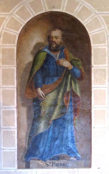 peinture murale : saint Pierre, vue générale