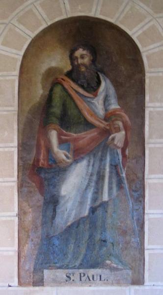 peinture murale : saint Paul, vue générale