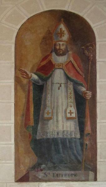 peinture murale : saint Eutrope, vue générale