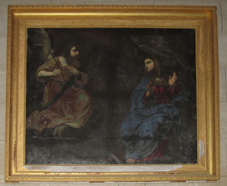 tableau : Annonciation (l'), vue générale - © Ministère de la Culture (France), Conservation des antiquités et des objets d'art du Loir-et-Cher, tous droits réservés 