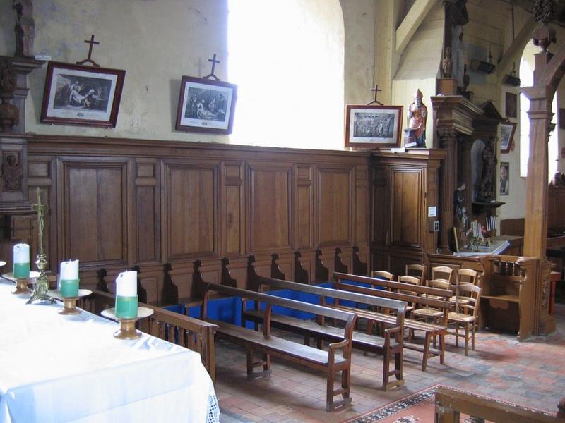 lambris de revêtement (boiseries) , vue générale - © Ministère de la Culture (France), Conservation des antiquités et des objets d'art du Loir-et-Cher – Tous droits réservés