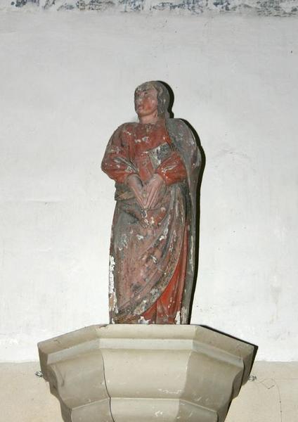 statue : Saint Jean, vue générale - © Ministère de la Culture (France), Conservation des antiquités et des objets d'art du Loir-et-Cher, tous droits réservés 