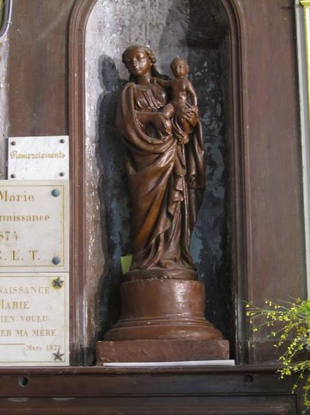 statue : Vierge à l'Enfant, vue générale