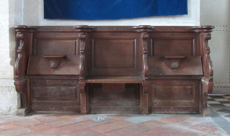stalles, vue générale - © Ministère de la Culture (France), Conservation des antiquités et des objets d'art du Loir-et-Cher, tous droits réservés 