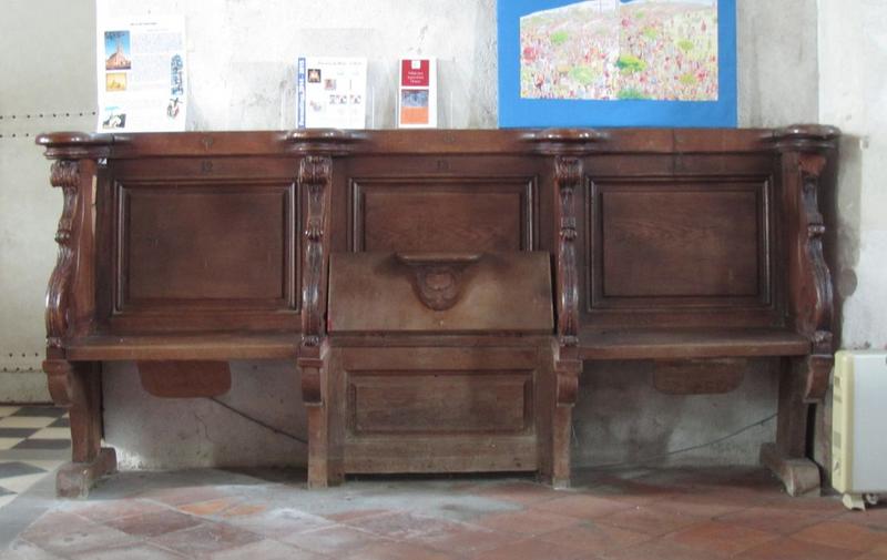 stalles, vue générale - © Ministère de la Culture (France), Conservation des antiquités et des objets d'art du Loir-et-Cher, tous droits réservés