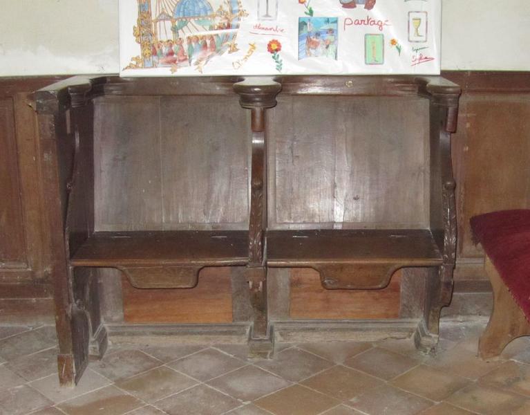 stalles, vue générale - © Ministère de la Culture (France), Conservation des antiquités et des objets d'art du Loir-et-Cher, tous droits réservés 