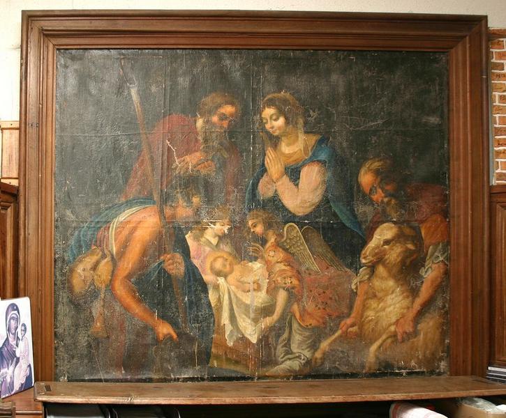 tableau : Nativité ou Adoration des bergers, vue générale