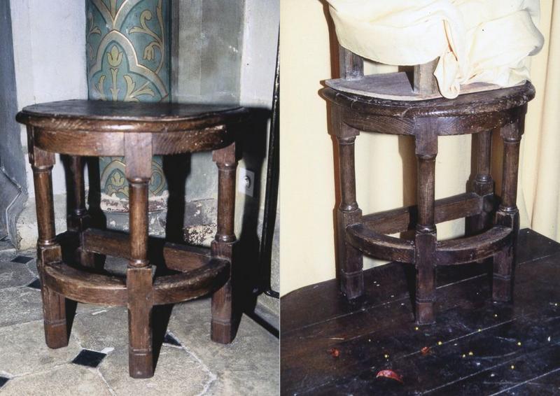 tabourets de chantre, vue générale - © Ministère de la Culture (France), Conservation des antiquités et des objets d'art du Loir-et-Cher, tous droits réservés