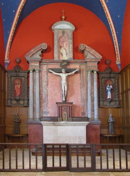 retable du maître-autel, vue générale