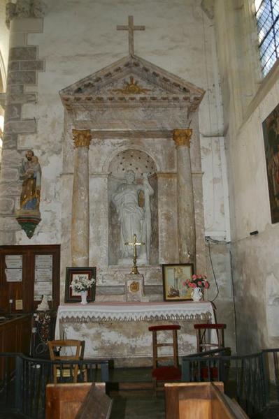 retable latéral Saint-André, vue générale