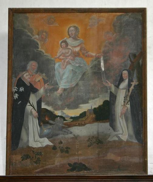 Tableau : L'Institution du Rosaire