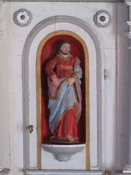 statuette du tabernacle, détail - © Ministère de la Culture (France), Conservation des antiquités et des objets d'art du Loir-et-Cher, tous droits réservés 