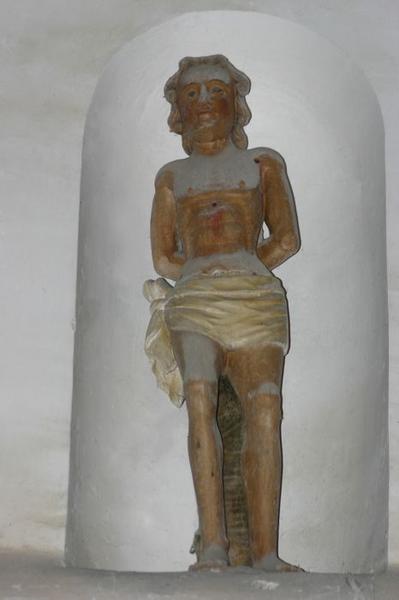 statue : saint Sébastien, vue générale