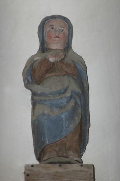 statue : sainte Anne, vue générale