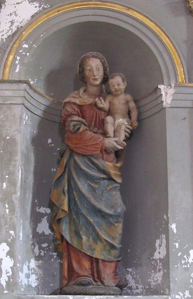 statue : Vierge à l'Enfant, vue générale