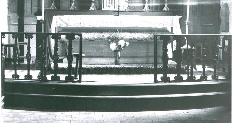 clôture de choeur (grille de communion), vue générale
