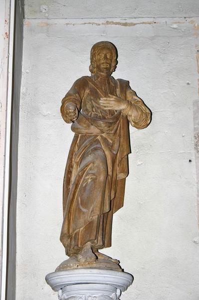 statue : Saint Gervais, vue générale - © Ministère de la Culture (France), Conservation des antiquités et des objets d'art du Loir-et-Cher, tous droits réservés 