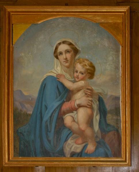 tableau : Vierge à l'enfant, vue générale