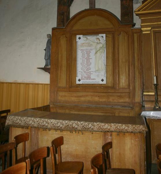 banc d'oeuvre, vue générale