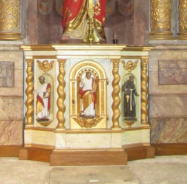 tabernacle, vue générale - © Ministère de la Culture (France), Conservation des antiquités et des objets d'art du Loir-et-Cher, tous droits réservés 