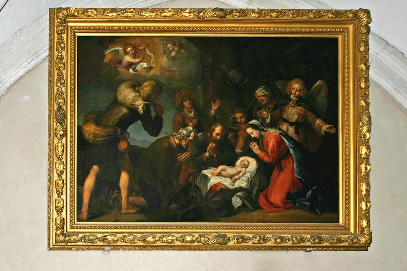 Tableau : Adoration des bergers