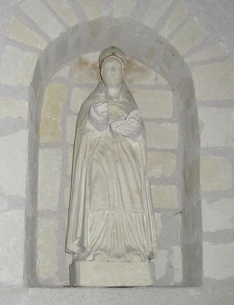 statue : Saint Sulpice, évêque, vue générale - © Ministère de la Culture (France), Conservation des antiquités et des objets d'art du Loir-et-Cher, tous droits réservés