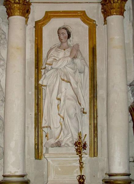 statue : Vierge Marie, vue générale