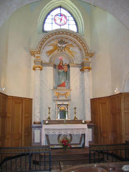 retable latéral nord, vue générale - © Ministère de la Culture (France), Conservation des antiquités et des objets d'art du Loir-et-Cher, tous droits réservés 