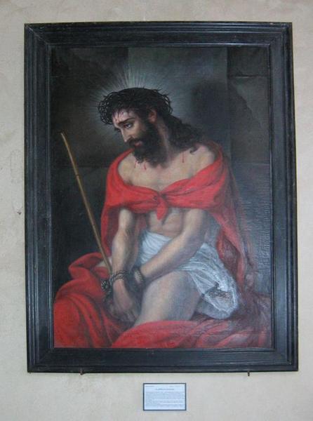 tableau : Christ aux outrages, vue générale - © Ministère de la Culture (France), Conservation des antiquités et des objets d'art du Loir-et-Cher, tous droits réservés 