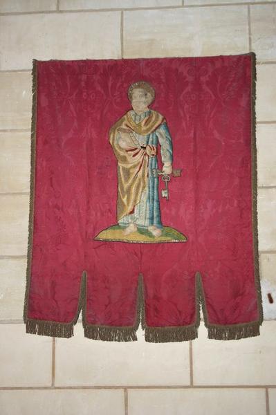 bannière de procession : Saint Pierre, vue générale