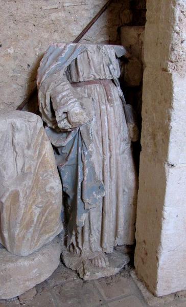 Statue (fragment) : Saint Jacques